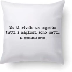 Doge Milano Coussin Avec Impression Numérique, 100% Made In Italy, Coussin De Canapé Décoratif, Amovible Et Lavable, Modèle Julian, 40x40x5 Cm