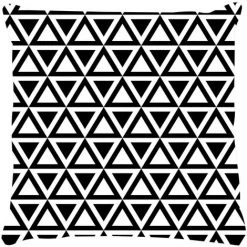 Doge Milano Coussin Avec Impression Numérique, 100% Made In Italy, Coussin De Canapé Décoratif, Amovible Et Lavable, Optical - Modèle Judy, 40x40x5 Cm