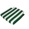 Coussin De Chaise Si�ge Monobloc 40X40X3Cm Textile Blanc/Vert Teplas 2 Pcs 8426334018078