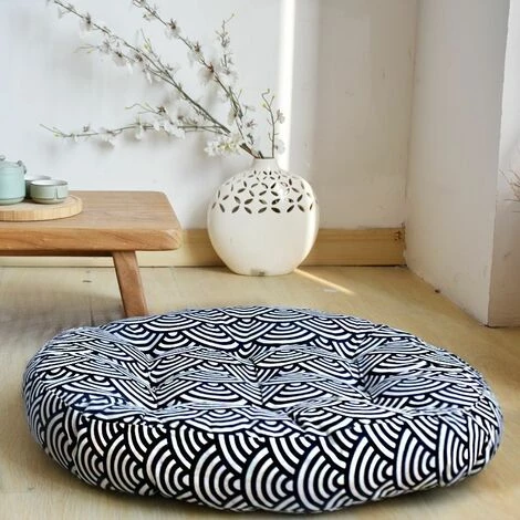 GUAZHUNIFR Coussin De Chaise PourPatio,30X30cmMaison,Voiture,canapé,Bureau,Tatami Décoration, (Rond) 2 GUAZHUNIFR Coussin De Chaise PourPatio,30X30cmMaison,Voiture,canapé,Bureau,Tatami Décoration, (Rond) – Image 2