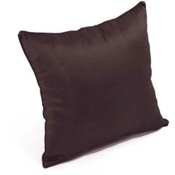 HOMEMAISON Coussin Aspect Soie Chocolat 45 X 45 Cm - Chocolat