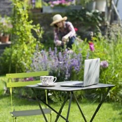 Relaxdays Galette De Chaise En Lot De 4, 39,5 X 39,5 Cm, Coussins Avec Bandes, Intérieur Et Extérieur, Polyester, Gris -France Coussin et housse de coussin Soldes Boutique 42214392 4