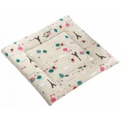TRIOMPHE Lot De 2 Galettes De Chaise 45x45, Coussin Décoratif Coussin Coussin De Chaise Coussins De Jardin Surpiqûres En Un Motifs Différents, Polyester