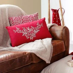 ENJOY HOME Coussin Déhoussable 30 X 50 Cm SÖLDEN 100% Coton - ROUGE -France Coussin et housse de coussin Soldes Boutique 42418157 3