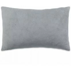ASUPERMALL Jeu De Coussin 2 Pcs Velours 40 X 60 Cm Gris -France Coussin et housse de coussin Soldes Boutique 42733554 4
