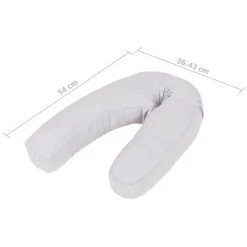 ASUPERMALL Coussin De Grossesse En Forme De J 54x(36-43) Cm Gris -France Coussin et housse de coussin Soldes Boutique 42734623 3