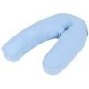 ASUPERMALL Coussin De Grossesse En Forme De J 54x(36-43) Cm Bleu