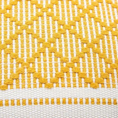 BEARSU Lot De 2 Housse De Coussin Boheme Moderne Carrée Taie D'oreiller Décorative Tissée Jacquard Pour Salon Canapé Chambre 50 X 50 Cm, Jaune 5 BEARSU Lot De 2 Housse De Coussin Boheme Moderne Carrée Taie D'oreiller Décorative Tissée Jacquard Pour Salon Canapé Chambre 50 X 50 Cm, Jaune – Image 5