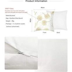 GUAZHUNIFR Taie D'oreiller , Housse De Coussin ，Canapé Moderne Magnifiques ，Housses Coussins De Voiture ，Canapé Maison Décor Protecteurs 45x 45cm Guazhuni -France Coussin et housse de coussin Soldes Boutique 42834913 4