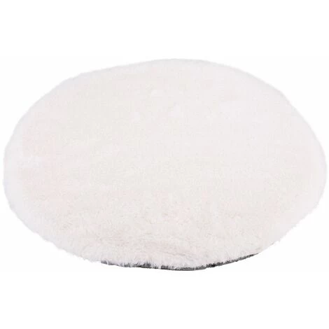 TOILINUX Lot De 6 Galettes De Chaises Rondes En Fausse Fourrure - Diamètre 34 Cm - Ecru - Diamètre 34, Epaisseur 2 Cm - Beige 1 TOILINUX Lot De 6 Galettes De Chaises Rondes En Fausse Fourrure - Diamètre 34 Cm - Ecru - Diamètre 34, Epaisseur 2 Cm - Beige
