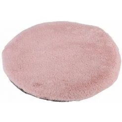 TOILINUX Lot De 6 Galettes De Chaises Rondes - Diamètre 34 Cm - Diamètre 34, Epaisseur 2 Cm - Rose