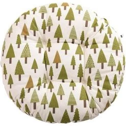 DéCORATIONS D'INTéRIEUR Coussin De Chaise, Rond, Coussin Assise, Motif Fleur, Imprimé Animal, Coussin Assise Pour Extérieur, Jardin, Balcon, 40 Cm, Coton Et Lin, Pin