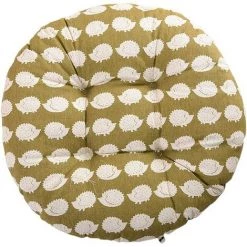 DéCORATIONS D'INTéRIEUR Coussin De Chaise, Rond, Coussin Assise, Motif Fleur, Imprimé Animal, Coussin Assise Pour Extérieur, Jardin, Balcon, 40 Cm, Coton Et Lin, Hérisson
