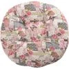 DéCORATIONS D'INTéRIEUR Coussin De Chaise, Rond, Coussin Assise, Motif Fleur, Imprimé Animal, Coussin Assise Pour Extérieur, Jardin, Balcon, 40 Cm, Coton Et Lin, Rose