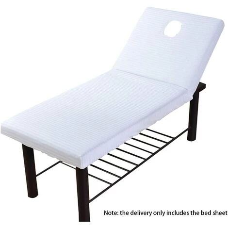 BRIDAY Drap De Table De Massage Avec Trou Pour Le Visage, Housse De Lit En Mélange De Coton Et Drap De Table Doux 190 X 70 Cm 2 BRIDAY Drap De Table De Massage Avec Trou Pour Le Visage, Housse De Lit En Mélange De Coton Et Drap De Table Doux 190 X 70 Cm – Image 2