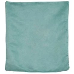 HOMEMAISON Housse De Coussin Effet Satiné Bleu D'eau 45 X 45 Cm - Bleu D'eau