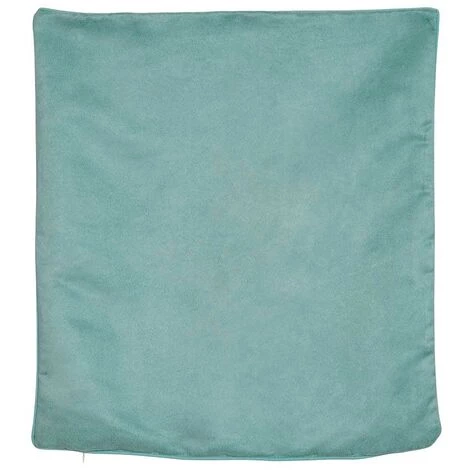 HOMEMAISON Housse De Coussin Effet Satiné Bleu D'eau 45 X 45 Cm - Bleu D'eau 1 HOMEMAISON Housse De Coussin Effet Satiné Bleu D'eau 45 X 45 Cm - Bleu D'eau