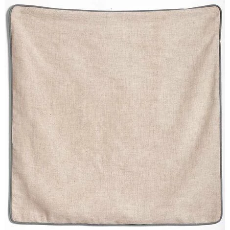 HOMEMAISON Housse De Coussin En Lin Lavé Naturel 40 X 40 Cm - Naturel 1 HOMEMAISON Housse De Coussin En Lin Lavé Naturel 40 X 40 Cm - Naturel