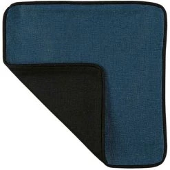 HOMEMAISON Housse De Coussin Aspect Lin Bleu 40 X 40 Cm - Bleu