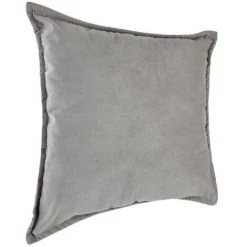 Coussin Coloris Gris Clair En Polyster - L. 45 X L. 45 Cm -PEGANE-