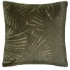 Lot De 2 Coussins Coloris Vert Kaki / Doré En Polyester - Longueur 40 X Profondeur 8 X Hauteur 40 Cm -PEGANE-