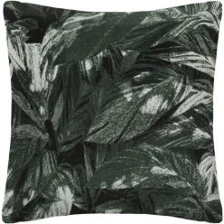 Atmosphera - Coussin Déhoussable Jacquard Vert Cèdre 40 X 40 Cm - Vert Cèdre