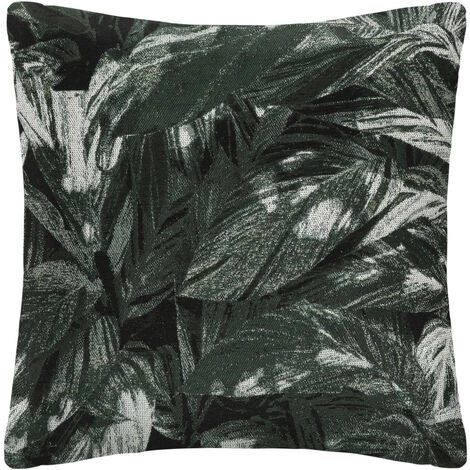 Atmosphera - Coussin Déhoussable Jacquard Vert Cèdre 40 X 40 Cm - Vert Cèdre 1 Atmosphera - Coussin Déhoussable Jacquard Vert Cèdre 40 X 40 Cm - Vert Cèdre