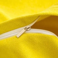 BRIDAY Lot De 2, Housse De Coussin Carré Décoratif En Chenille épaisse, Housses De Coussin, Taie D'oreiller, Décorations De Maison Pour Canapé-lit, Chaise, 40 X 40 Cm (jaune Citron) -France Coussin et housse de coussin Soldes Boutique 43987528 3
