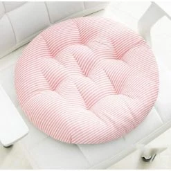Coussins De Chaise Ronds Rembourrés Pour Chaise De Jardin, Salle à Manger, Chaise De Bureau 40cm Fontainebleau Rose -France Coussin et housse de coussin Soldes Boutique 44394785 3