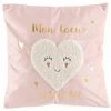 Paris Prix - Coussin Déco Enfant "lilylove" 40x40cm Rose