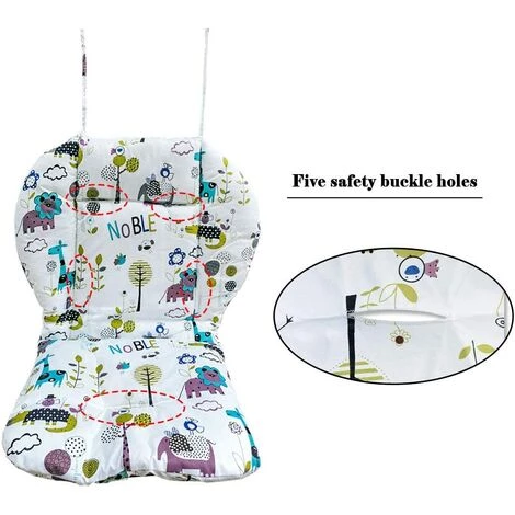 ALMI Coussin De Chaise Haute, Grande Poussette éPaissie/Voiture/Coussin De Coussin De SièGe De Chaise Haute Pour Coussin Protecteur De Coussin Respirant (Monde Animal) 3 ALMI Coussin De Chaise Haute, Grande Poussette éPaissie/Voiture/Coussin De Coussin De SièGe De Chaise Haute Pour Coussin Protecteur De Coussin Respirant (Monde Animal) – Image 3
