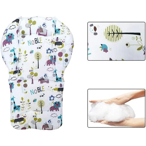 ALMI Coussin De Chaise Haute, Grande Poussette éPaissie/Voiture/Coussin De Coussin De SièGe De Chaise Haute Pour Coussin Protecteur De Coussin Respirant (Monde Animal) 4 ALMI Coussin De Chaise Haute, Grande Poussette éPaissie/Voiture/Coussin De Coussin De SièGe De Chaise Haute Pour Coussin Protecteur De Coussin Respirant (Monde Animal) – Image 4