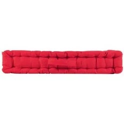 Paris Prix - Coussin De Sol Déco "panama" 60x60cm Rouge -France Coussin et housse de coussin Soldes Boutique 44476989 3