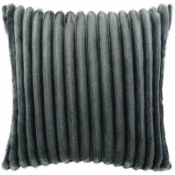 Paris Prix - Housse De Coussin Unie "kalie" 40x40cm Anthracite