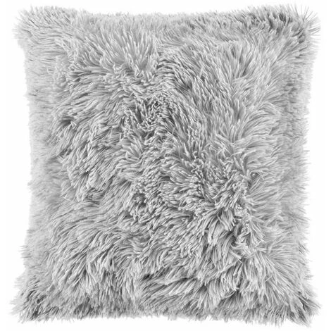 Paris Prix - Housse De Coussin "marilou" 40x40cm Gris 1 Paris Prix - Housse De Coussin "marilou" 40x40cm Gris