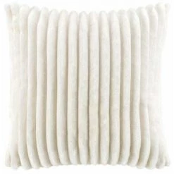 Paris Prix - Housse De Coussin Unie "kalie" 40x40cm Naturel