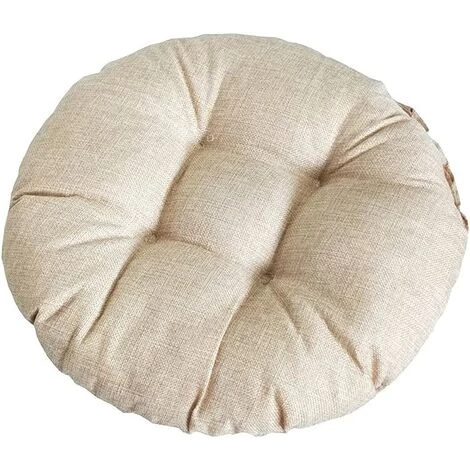 TANABATA Rond Coussin De Siège, Coton Lin Tatami Coussin De Sol, Coussin De Chaise épais Moelleux Pour Chaise De Bureau, Coussin De Chaise épaissi Confortable Pour Cuisine, Chambre, Sofa, Voiture (40*40cm) 1 TANABATA Rond Coussin De Siège, Coton Lin Tatami Coussin De Sol, Coussin De Chaise épais Moelleux Pour Chaise De Bureau, Coussin De Chaise épaissi Confortable Pour Cuisine, Chambre, Sofa, Voiture (40*40cm)
