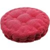 TANABATA Coussin De Chaise Ronde Epais Galette De Chaise Ronde Rembourré Coussin D'assise Maison Jardin Salle à Manger 40cm Rouge Foncé