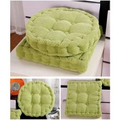 TANABATA Coussins De Chaise Rembourrés Pour Chaise De Salle à Manger, Vert, Carré -France Coussin et housse de coussin Soldes Boutique 44748165 3