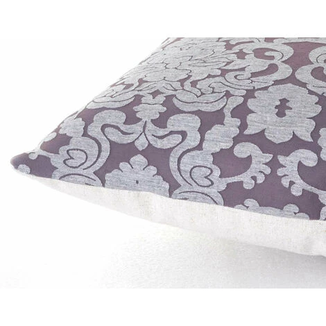 DéCOSHOP26 Coussin Violet Style Baroque 45x45 Cm Déhoussable - Violete 2 DéCOSHOP26 Coussin Violet Style Baroque 45x45 Cm Déhoussable - Violete – Image 2