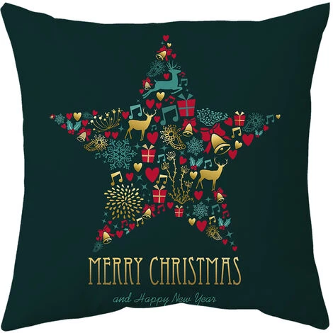 SUN FLOWER Taie Oreiller Noël, 4pcs Taie D'oreiller Noël, 45x45cm Housse De Coussin Decoration Fermeture Éclair Cachée, Taie D'oreiller Noël Pour Canapé Lit Voiture, Sans Oreiller(2) 3 SUN FLOWER Taie Oreiller Noël, 4pcs Taie D'oreiller Noël, 45x45cm Housse De Coussin Decoration Fermeture Éclair Cachée, Taie D'oreiller Noël Pour Canapé Lit Voiture, Sans Oreiller(2) – Image 3