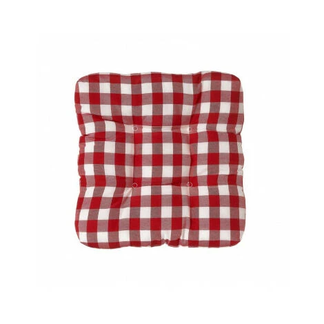 WADIGA Coussin De Chaise Cuisine Vichy Rouge Et Blanc - 45x45cm - Rouge 1 WADIGA Coussin De Chaise Cuisine Vichy Rouge Et Blanc - 45x45cm - Rouge