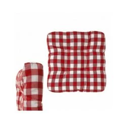 WADIGA Coussin De Chaise Cuisine Vichy Rouge Et Blanc - 45x45cm - Rouge 5 WADIGA Coussin De Chaise Cuisine Vichy Rouge Et Blanc - 45x45cm - Rouge -France Coussin et housse de coussin Soldes Boutique 44913050 3