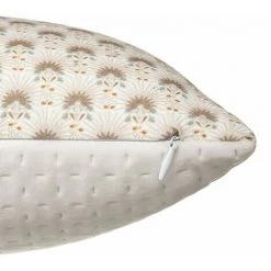 HOMEMAISON Coussin Bi Matières Imprimé Ivoire 30 X 50 Cm - Ivoire -France Coussin et housse de coussin Soldes Boutique 44931156 3