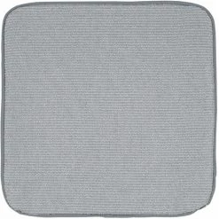 HOMEMAISON Housse De Coussin Passepoilée Gris 40 X 40cm - Gris