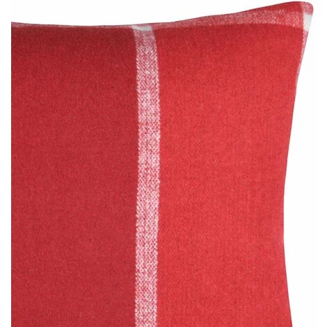 HOMEMAISON Coussin Esprit Chalet De Montagne Rouge 40 X 40 Cm - Rouge 3 HOMEMAISON Coussin Esprit Chalet De Montagne Rouge 40 X 40 Cm - Rouge – Image 3