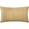 HOMEMAISON Coussin Bi-matières Imprimé Dolce Ocre 30 X 50 Cm - Ocre