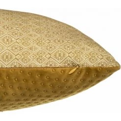 HOMEMAISON Coussin Bi-matières Imprimé Dolce Ocre 30 X 50 Cm - Ocre 5 HOMEMAISON Coussin Bi-matières Imprimé Dolce Ocre 30 X 50 Cm - Ocre -France Coussin et housse de coussin Soldes Boutique 44931427 3