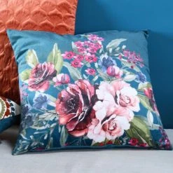 HOMEMAISON Coussin Tendance En Velours Multicolore 45 X 45cm - Multicolore