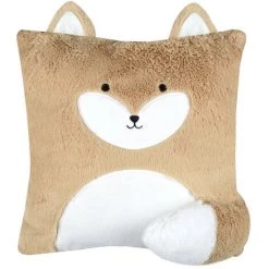 HOMEMAISON Coussin Petit Renardeau FAUVE 40 X 40 Cm - FAUVE